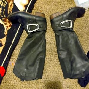 Woman's Charcoal Levity Knee High Boots